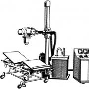 Принципът на работа на рентгеновия апарат се основава на
